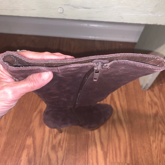 Bakers, suede platform, boots, size 7 brown - Picture 16 of 16